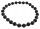  DEKORATIVES ARMBAND MIT SCHWARZEM TURMALIN, FACETTIERTEM TURMALIN und HÄMATITEN