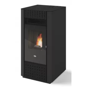  Eva Calor Irma Stahlpelletofen 9 kW schwarz
