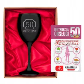  WEINGLAS-SET, GRUßKARTE, 50. GEBURTSTAG, FRAUEN, ANLEITUNG
