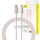  Baseus USB - USB Typ C Kabel 1 m rosa