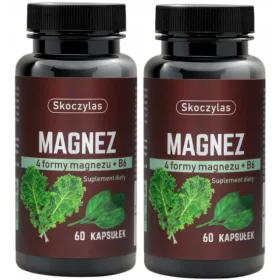   Magnesium mit 4 Formen und Vitamin B6 - Nahrungsergänzungsmittel, 60 Kapseln