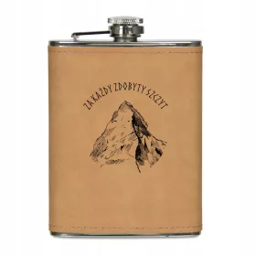    Touristischer Flachmann mit Bergen 200 ml | EIN GESCHENK FÜR EINEN BERGLIEBHABER!