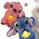  Pink Stitch Atmungsaktiver Teddybär, beruhigendes Schlaf-Otter-Spielzeug für Kinder