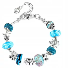  ARMBAND MIT MEERMOTIV-ANHÄNGER