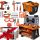  DIY-Werkzeugset, Werkstattbox, batteriebetriebene Bohrmaschine