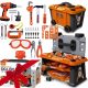  DIY-Werkzeugset, Werkstattbox, batteriebetriebene Bohrmaschine