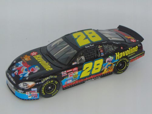  AKTION 2002 RICKY RUDD #28 MUPPETS FORD TAURUS HAVOLINE MUPPETS NASCAR 1:24