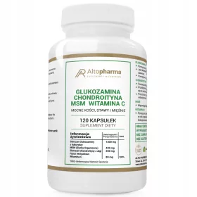   AltoPharma Glukosamin Chondroitin MSM Vitamin C - Nahrungsergänzungsmittel, 120 Kapseln