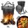  Gusseisentopf Jagdtopf Ungarischer Braten 4L für Lagerfeuergrill