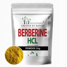   Berberin HCL Extrakt aus Berberitzenwurzel - Natürliches Nahrungsergänzungsmittel für metabolische Gesundheit