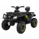  24V +4x80W +3-8 Jahre Batteriebetriebenes elektrisches Quad für Kinder Grün