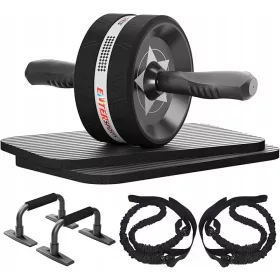  Bauchroller – stabiler Bauchmuskeltrainer mit Zubehör