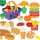  Gemüse zum Schneiden mit Klettverschluss im Korb Set Kitchen Shop für Kinder 26-tlg