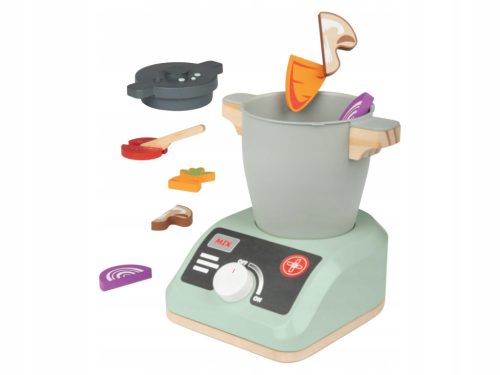  PLAYTIVE PREMIUM Küchenmaschine, Holzspielzeug im Stil von Monsieur Lidlomix
