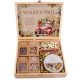  GESCHENKKORB WEIHNACHTSGESCHENK IN PREMIUM-BOX mit Signatur, Kraftpapier