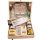  GESCHENKKORB WEIHNACHTSGESCHENK IN PREMIUM BOX mit Signatur, beige