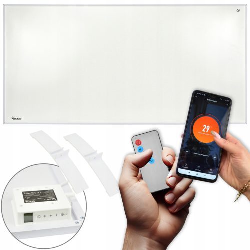  INFRAROTHEIZUNG ELEKTRISCHE STRAHLUNG 960 W FERNBEDIENUNG ANWENDUNG 120 CM