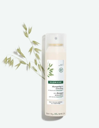 Ultra Sanfter Trockenshampoo mit Haferextrakt und Ceramide für Frisches Haar – 150 ml