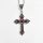  Rote Gothic-Kreuz-Halskette für Mädchen