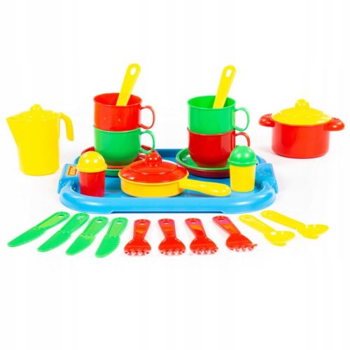  Polesie Gosposia 54906 Geschirrset mit Tablett