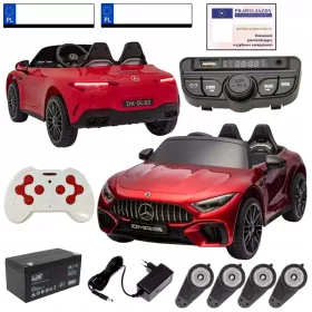  Mercedes AMG SL63 Batterieauto, rot lackiert