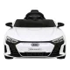  Audi RS E-Tron GT batteriebetrieben, weiße Fernbedienung, Allradantrieb, Radio, MP3, LED