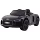 Batteriebetriebener Audi R8 Spyder in schwarzer Lackierung, EVA-Freistartradio mit Fernbedienung