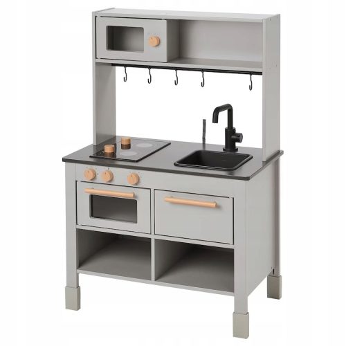  IKEA SILLTRUT Kinderspielküche, grau, 68x40x100 cm