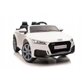  BATTERIEFAHRZEUG AUDI TT RS WEISSE SCHLANKE AUTOS