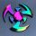  Regenbogen-Fidget-Spinner aus Metall