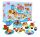  Geburtstagsset mit blauer Torte 3+