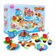  Geburtstagsset mit blauer Torte 3+