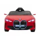  Batteriebetriebenes BMW i4 Spielzeugauto für Kinder Rot + Free Start + EVA + Öko-Leder