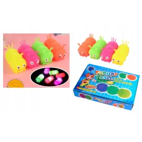  Gniotek-Tausendfüßler zum Ausdrücken, leuchtend, Raupe