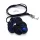  Schwarze Soutache-Halskette. Dunkelblaue Soutache-Halskette