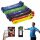  SET MIT 6 POWERBAND EXERCISE RESISTANCE BANDS Fitnessbändern HOHE QUALITÄT