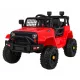  Jeep Dark Night batteriebetriebenes Auto für Kinder, Rot + Free Start + EVA