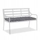  Relaxdays Kissen 50 x 118 x 7 grau