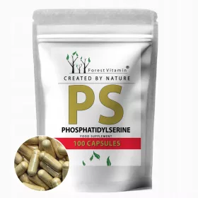   Forest Vitamin® Phosphatidylserin 100 mg - Unterstützung für Gehirn und Nervensystem, 100 Kapseln