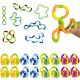  16PCS FIDGET TOY POP IT SENSORISCHES TWIST TANGLE ADHS-SPIELZEUG FÜR KINDER
