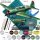  MODELL des Flugzeugs Suchoi Su-2 + selbstheilende A3-Matte, Kleber, Pinsel, Farben....
