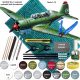  MODELL des Flugzeugs Suchoi Su-2 + selbstheilende A3-Matte, Kleber, Pinsel, Farben....