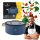 Valdinox Giovanni Topf mit Deckel 5L, Elegant in Blau und Gold - Ideal für jede Kochstelle