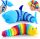  Fidget Slug Toys, Fidget Sensory Toy für Kinder, Spielzeug zum Stressabbau