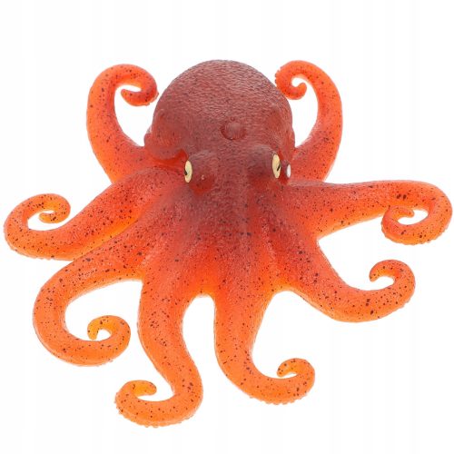  Oktopus aus Silikon in Form eines pfirsichfarbenen Mini-Dekors