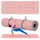  FITNESSMATTE für YOGA-Übungen, Gymnastik-TPE, RUTSCHFEST, dicke UNTERSTÜTZUNG