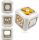  ANTI-STRESS FIDGET CUBE WÜRFELSPIELZEUG 6 in 1