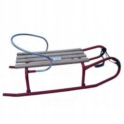  Metallschlitten mit Rückenlehne