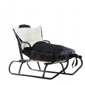  COLORLINE METALLSCHLITTEN BIS 130 KG + SCHLAFSACK