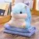  KUSCHELPLÜSCHKISSENDECKE HAMSTER